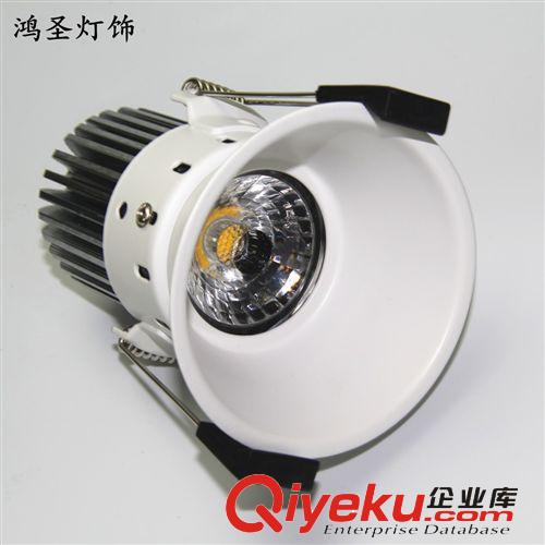 S系列COB酒店工程天花燈 廠家直銷 LED射燈 9W COB筒燈外殼套件 新款上市 長期生產(chǎn)