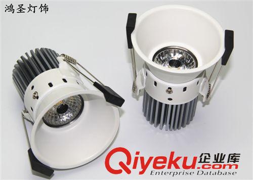 S系列COB酒店工程天花燈 2014新款 鴻圣{dj2}熱銷 LED9W COB筒燈外殼套件 gdCOB套件原始圖片2