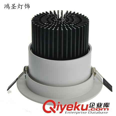 S系列COB酒店工程天花燈 COB 7W天花射燈外殼套件 商業(yè)照明燈具2.5寸 冷鍛散熱器原始圖片2