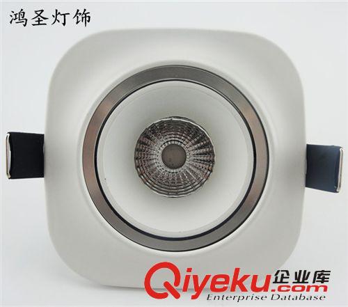 S-11A 仿飛利浦COB射燈外殼套件 新款方形全鋁壓鑄COB筒燈外殼 7W筒燈