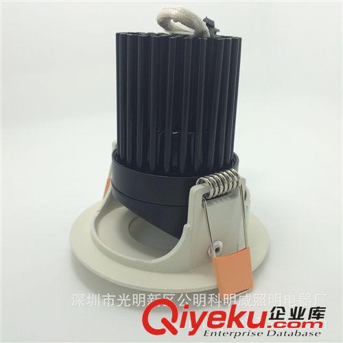 LED{zx1}款 COB射燈LED小角度筒燈非標(biāo)射燈10W酒店工程會所專用COB雷士筒燈7W原始圖片3