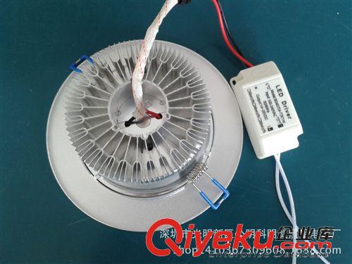 LED整體家居照明專區(qū) LED筒燈射燈2.5寸3W 筒燈 led防霧天花燈 開(kāi)孔7公分雷士車鋁筒燈原始圖片2