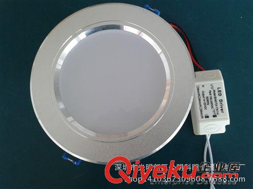 LED整體家居照明專區(qū) LED筒燈射燈2.5寸3W 筒燈 led防霧天花燈 開(kāi)孔7公分雷士車鋁筒燈原始圖片3