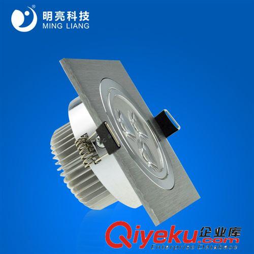 LED天花射燈 方型LED天花射燈LED天花燈3W裝修店用方型LED天花燈保用五年原始圖片2