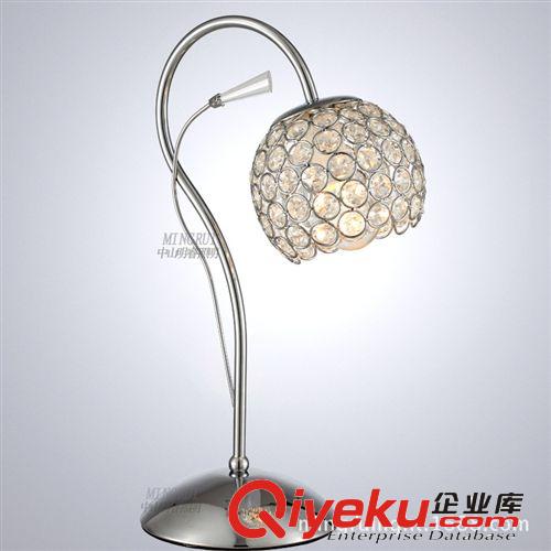 燈具類型 廠家直銷批發個性飾品水晶臺燈加工照明燈具創意可調光學習臺燈原始圖片2