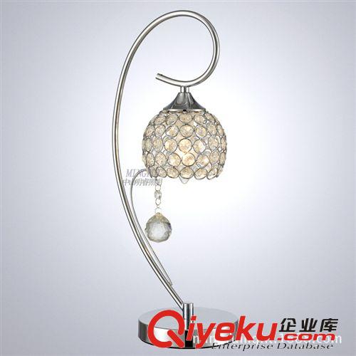燈具類型 燈具廠家k9水晶臥室溫馨創意臺燈時尚藝術床頭燈客廳裝飾燈可調光原始圖片2