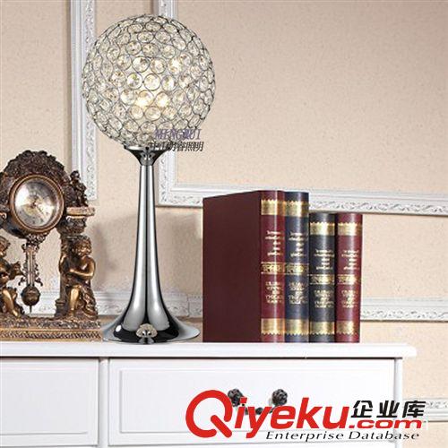 燈具類型 簡約現代個性K9水晶裝飾臺燈創意藝術床頭臥室客廳可調光代發T89原始圖片3