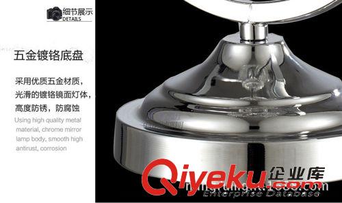 臺(tái)  燈系列 現(xiàn)代臥室床頭溫馨婚慶水晶臺(tái)燈工作創(chuàng)意裝飾led調(diào)光臺(tái)燈原始圖片2