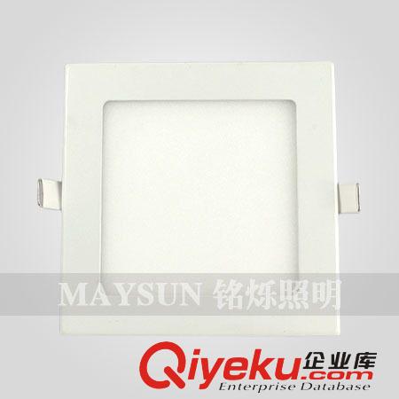 LED面板燈 新款方形超溥LED面板燈高亮2835貼片側發(fā)光天花集成吊頂平板燈原始圖片2