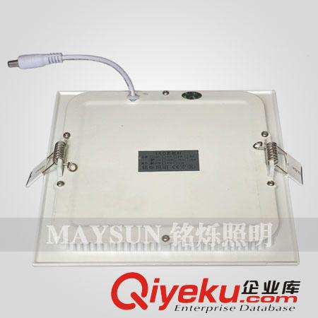 LED面板燈 新款方形超溥LED面板燈高亮2835貼片側發(fā)光天花集成吊頂平板燈原始圖片3