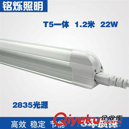 LED日光燈 廠家直銷 led日光燈22w T5一體1.2米led燈管 2835高亮度質保三年
