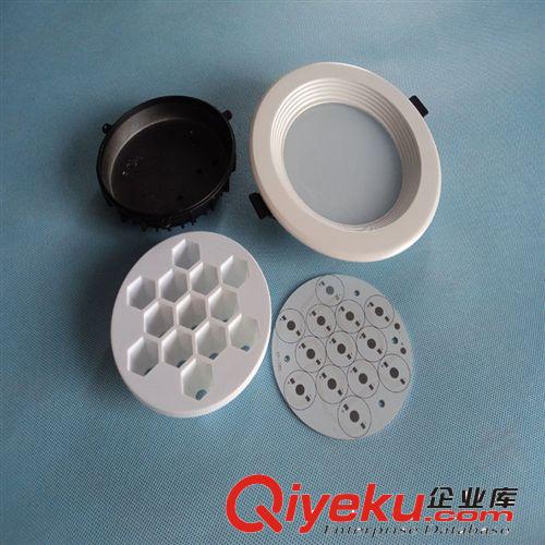 LED壓鑄筒燈 深圳【廠家直銷】8寸led壓鑄筒燈套件18W  暗裝COB筒燈套件