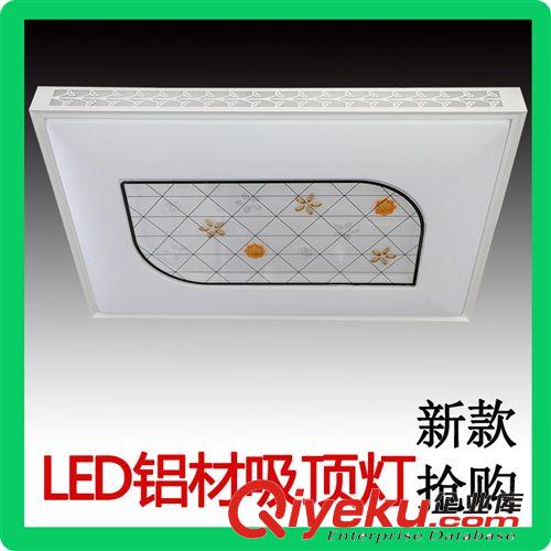 LED鋁材吸頂燈 2014新款LED鏤空吸頂燈亞克力長方形客廳燈餐廳燈具廠家批發