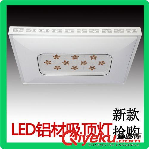 LED鋁材吸頂燈 2014新款LED鏤空吸頂燈亞克力長方形客廳燈餐廳燈具廠家批發