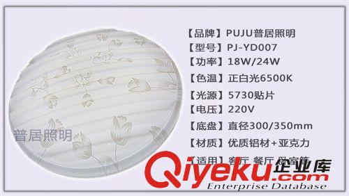 LED圓形吸頂燈 長期供應 現代簡約LED異形客廳吸頂燈 陽臺燈原始圖片3