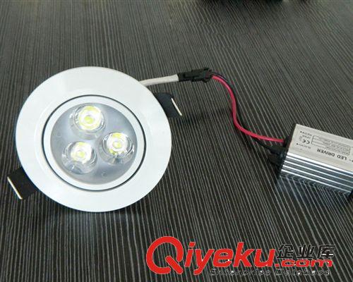 LED天花燈 批發(fā)3W 5W 7W 吊頂背景燈 gd大功率LED天花燈原始圖片3