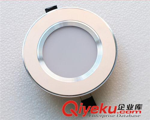 LED筒燈 LED超薄筒燈 5寸 3W天花燈 商場射燈 香檳色原始圖片3