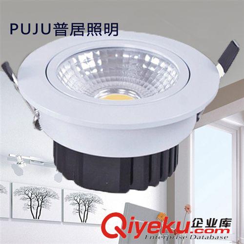 LED筒燈 廠家直銷 3W 5W 7W 10W筒燈 服裝店背景墻燈 LED COB天花射燈原始圖片2