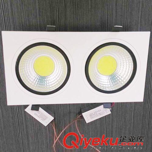 LED豆膽燈 6W10W20W斗膽燈led 單頭雙頭豆膽燈 gd服裝店射燈COB格柵燈
