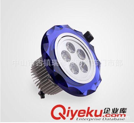 瑞彥LED天花燈 led水晶射燈 水晶孔燈 led水晶天花燈5w 7w工廠直銷(xiāo)生產(chǎn)批發(fā)