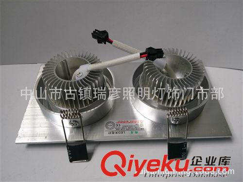 瑞彥LED天花燈 led燈 led單 雙 三頭 led射燈 天花燈 2x3w射燈原始圖片3
