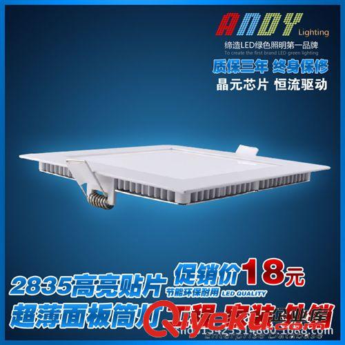 LED筒燈 LED面板燈筒燈 超xjb 2寸3W防霧超薄、面板筒燈 3寸4寸5寸110V原始圖片2