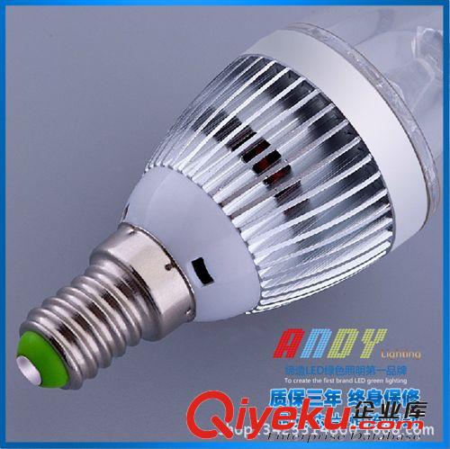 LED蠟燭燈 LED蠟燭燈泡 尖泡 3W5W e14/e27拉尾泡 水晶燈泡 5730高亮110V