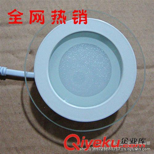 圓形筒燈 筒燈  超薄款玻璃  LED筒燈 6w天花吊頂筒燈原始圖片2