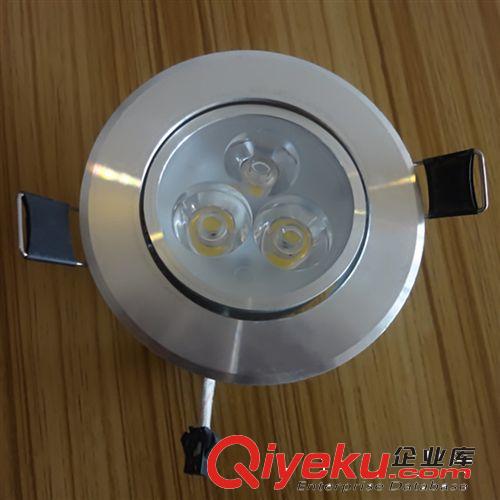 天花燈 供應led大功率天花燈  防炫光天花燈外殼 3W天花燈射燈 tj批發