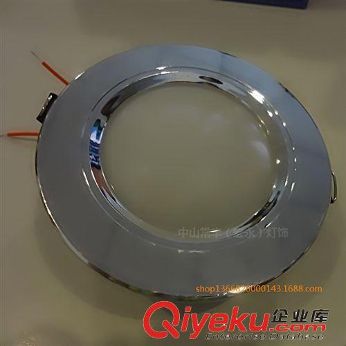 天花燈 新款筒燈 銀鍍 塑一體化光源筒燈3W-7W LED 筒燈  廠家直銷