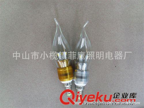 LED產品 熱銷爆款 360度發光仿真 3wledl蠟燭燈原始圖片2