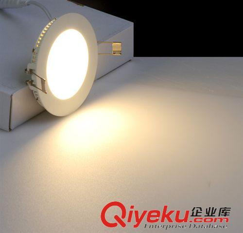 LED小面板燈系列 LED圓形小面板燈  超薄 筒燈 天花燈 φ240*20 商業照明原始圖片3