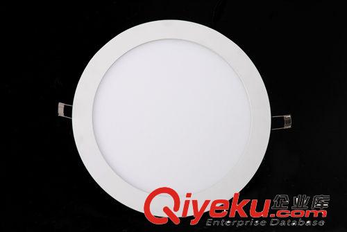 LED小面板燈系列 深圳超薄led小面板燈 LED圓形平板燈 天花燈  LED筒燈￠120*20 6W原始圖片2