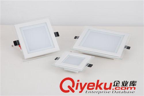 LED玻璃面板燈系列 廠家直銷 工程專用款 LED方型玻璃燈  天花燈 筒燈 200*200 18W