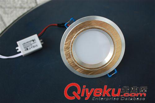 LED筒燈 大功率拉絲金節(jié)能3w2.5寸 5W3寸5W3.5寸7W3.5寸LED防霧天花筒燈