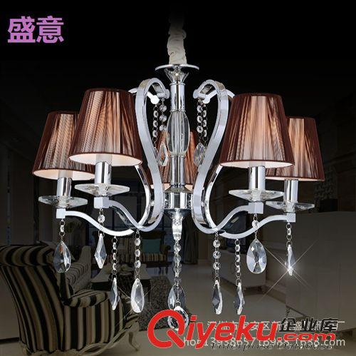 吊頂 歐式餐廳燈具 簡約現代酒店燈個性客廳水晶吊燈奢華酒店工程燈具