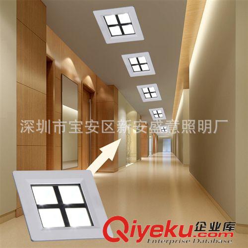 LED平板燈 盛意照明{zx1}LED面板燈 方形 平板燈 超薄面板燈飾燈具廠家批發原始圖片2