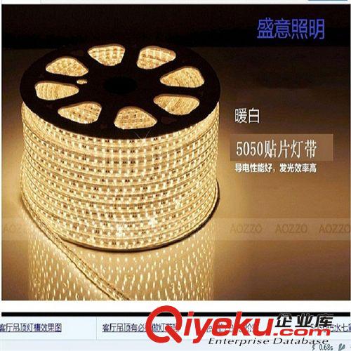 LED燈帶 5050燈帶 LED白光暖光黃光藍光燈條批發原始圖片2