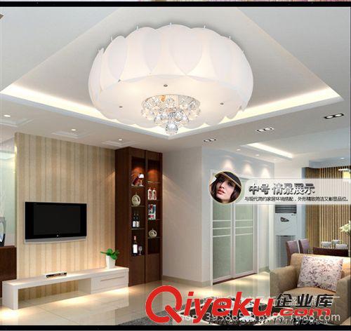 水晶燈 現代簡約LED吸頂燈 時尚客廳燈 房間餐廳燈新款燈飾燈具廠家批發原始圖片3