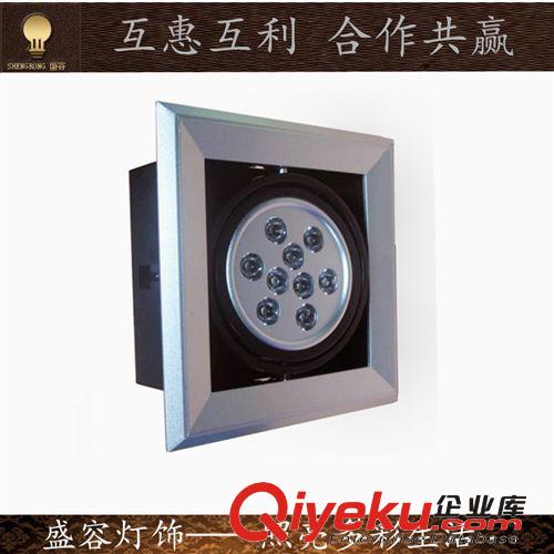 天花燈-方形  方形天花燈 3W led 天花射燈 廠家直銷 沖壓老化