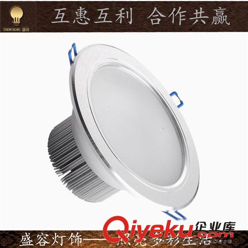 筒燈 LED筒燈3W  3寸沙銀筒燈大功率 沖壓老化 質(zhì)量保障 信譽(yù){dy}