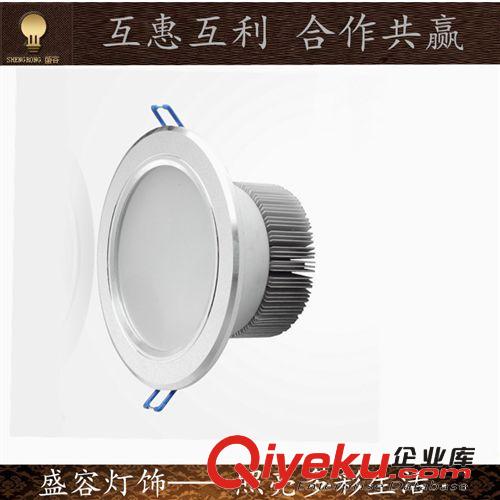 筒燈 9W LED筒燈 照明 大功率筒燈5寸9W沙銀 廠家直銷 價格實惠原始圖片2