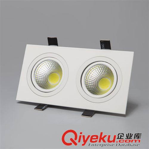 LED豆膽燈 中山LED燈飾批發(fā) 新款COB射燈 LED雙頭射燈 電視背景墻豆膽燈