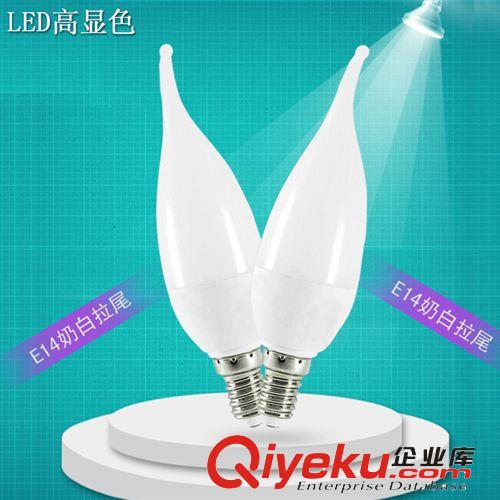 LED拉尾泡 廠(chǎng)家批發(fā)led拉尾尖泡 新款LED蠟燭燈E14小螺口吊燈專(zhuān)用拉尾燈泡原始圖片3