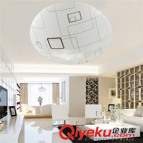 吸頂燈 LED客廳圓形吸頂燈書房間燈臥室燈現代簡約燈飾餐廳陽臺過道燈具原始圖片2