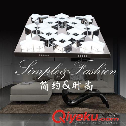 LED吸頂燈 優源燈飾 廠家直銷現代簡約客廳燈led吸頂燈長方形臥室吸頂燈具原始圖片3