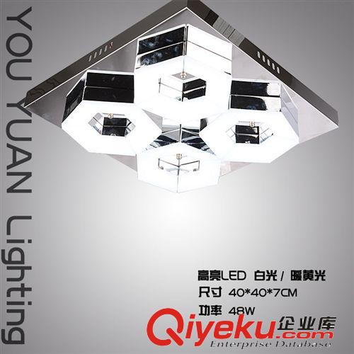 LED吸頂燈 家裝led吸頂燈臥室溫馨陽臺餐廳客廳現(xiàn)代簡約方形燈飾大氣燈具原始圖片3