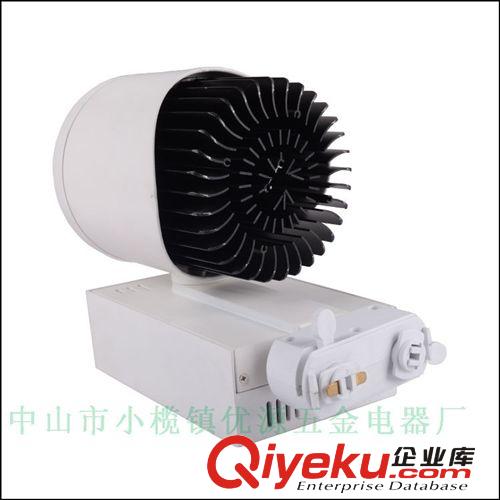 COB 軌道燈 LED軌道燈30W COB軌道燈服裝店射燈明裝櫥窗車展廳 COB導軌燈原始圖片3