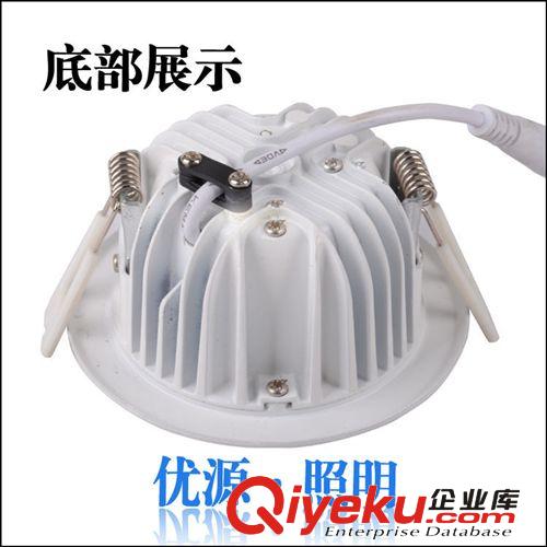 按功率分類 廠家批發(fā)led客廳天花筒燈4寸15w 臥室商場服裝酒店工程天花射燈原始圖片3