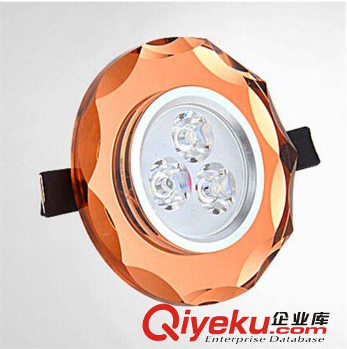 LED天花燈 新款優質品牌led水晶天花燈3Wled筒燈全套客廳酒店背景墻節能燈具原始圖片3
